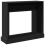 VidaXL (black) vidaXL Fireplace Surround Fire Surround Only Fireplace Frame Engineered Wood 6