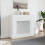 VidaXL (white) vidaXL Fireplace Surround Fire Surround Only Fireplace Frame Engineered Wood 3