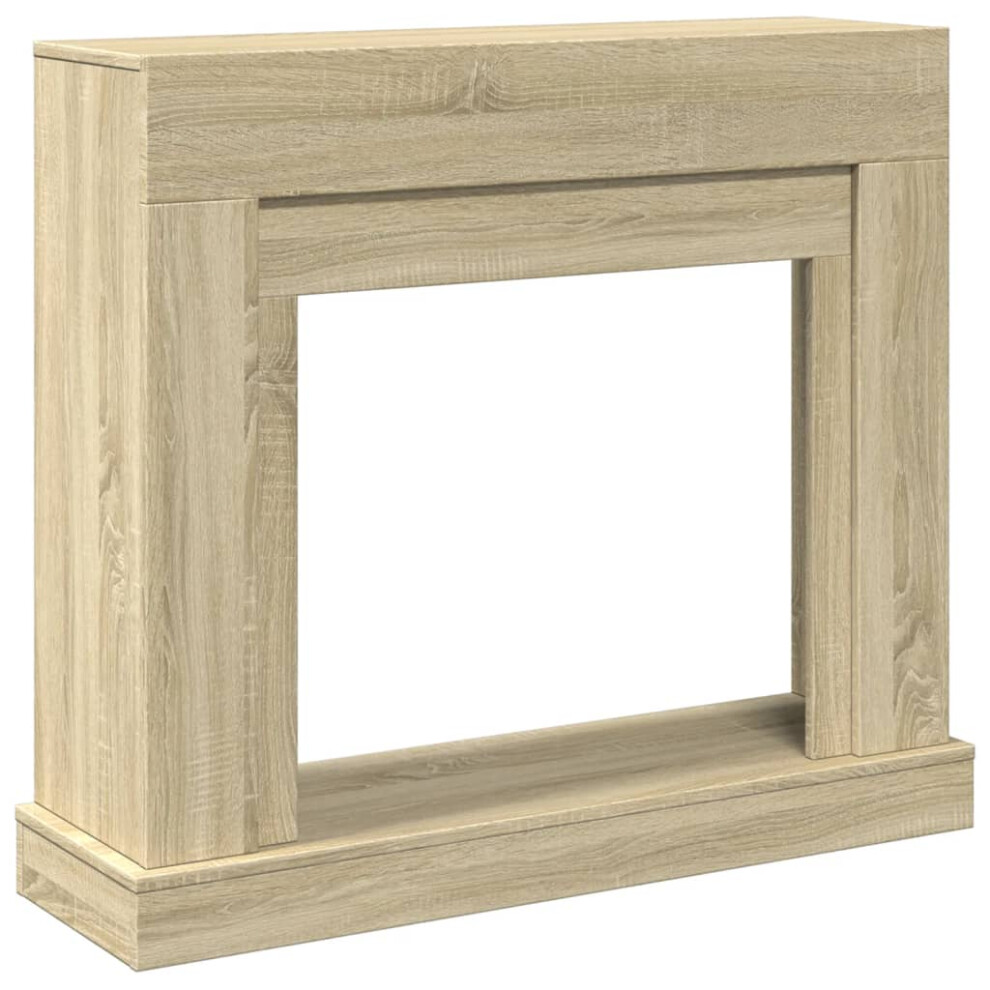 (sonoma oak) vidaXL Fireplace Surround Fire Surround Only Fireplace Frame Engineered Wood