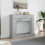VidaXL (concrete grey) vidaXL Fireplace Surround Fire Surround Only Fireplace Frame Engineered Wood 3