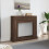 VidaXL (brown oak) vidaXL Fireplace Surround Fire Surround Only Fireplace Frame Engineered Wood 3
