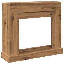 (artisan oak) vidaXL Fireplace Surround Fire Surround Only Fireplace Frame Engineered Wood