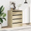 VidaXL vidaXL Kommode Sonoma-Eiche 60x41x76 cm Holzwerkstoff 3