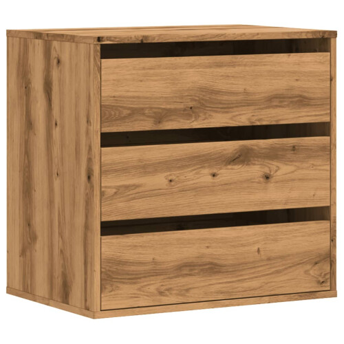 VidaXL vidaXL Kommode Artisan-Eiche 60x41x58 cm Holzwerkstoff 1
