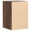 VidaXL vidaXL Kommode Braun Eichen-Optik 40x41x58 cm Holzwerkstoff 7