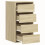 VidaXL vidaXL Kommode Sonoma-Eiche 40x41x76 cm Holzwerkstoff 5