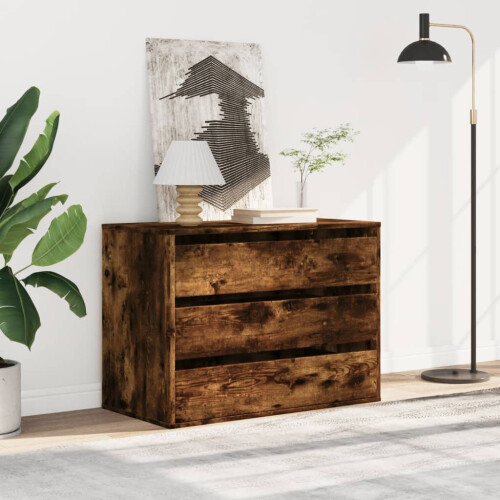 VidaXL vidaXL Kommode Räuchereiche 80x41x58 cm Holzwerkstoff 2