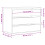 VidaXL vidaXL Kommode Räuchereiche 80x41x58 cm Holzwerkstoff 4