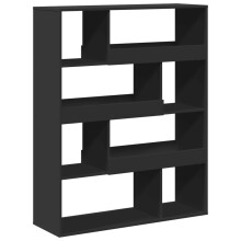 (black, 100 x 33 x 125.5 cm) vidaXL Book Cabinet/Room Divider Bookcase Storage Rack Bookshelf