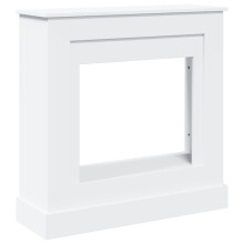 (white) vidaXL Fireplace Surround Fire Surround Only Fireplace Frame Engineered Wood