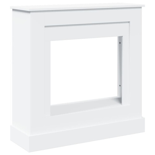 VidaXL (white) vidaXL Fireplace Surround Fire Surround Only Fireplace Frame Engineered Wood 1