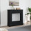 VidaXL (black) vidaXL Fireplace Surround Fire Surround Only Fireplace Frame Engineered Wood 3