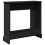 VidaXL (black) vidaXL Fireplace Surround Fire Surround Only Fireplace Frame Engineered Wood 6