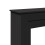 VidaXL (black) vidaXL Fireplace Surround Fire Surround Only Fireplace Frame Engineered Wood 7