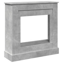 (concrete grey) vidaXL Fireplace Surround Fire Surround Only Fireplace Frame Engineered Wood