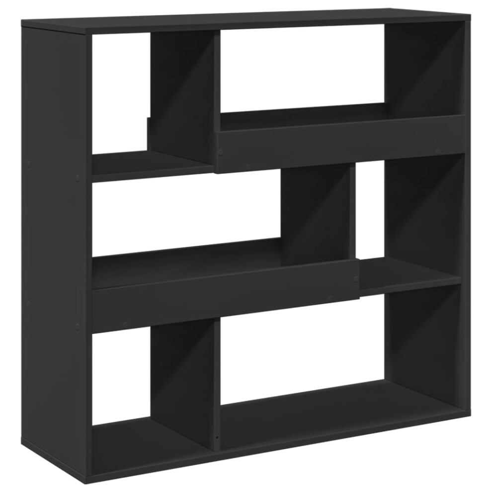 (black, 100 x 33 x 94.5 cm) vidaXL Book Cabinet/Room Divider Bookcase Storage Rack Bookshelf