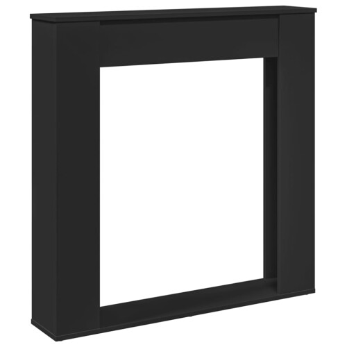 VidaXL (black) vidaXL Fireplace Surround Fire Surround Fire Place Engineered Wood 1