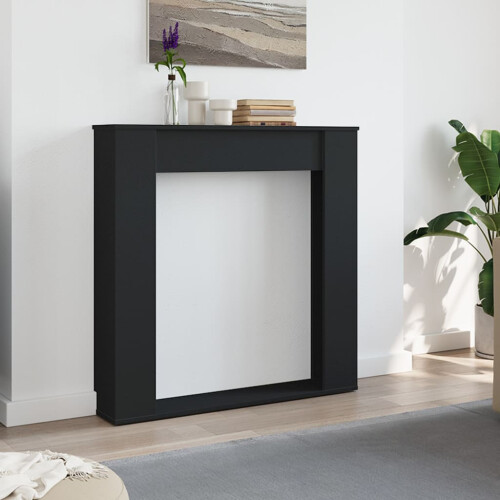 VidaXL (black) vidaXL Fireplace Surround Fire Surround Fire Place Engineered Wood 2
