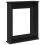 VidaXL (black) vidaXL Fireplace Surround Fire Surround Frame Engineered Wood 6