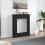 VidaXL (black) vidaXL Fireplace Surround Fire Surround Frame Engineered Wood 3