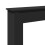 VidaXL (black) vidaXL Fireplace Surround Fire Surround Frame Engineered Wood 7