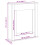 VidaXL (white) vidaXL Fireplace Surround Fire Surround Frame Engineered Wood 4