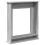 VidaXL (grey sonoma) vidaXL Fireplace Surround Fire Surround Frame Engineered Wood 6