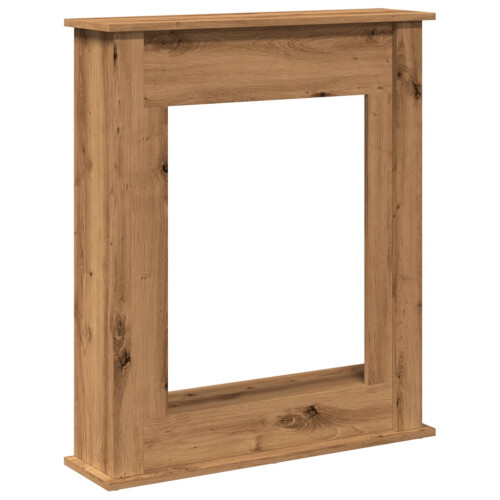 VidaXL (artisan oak) vidaXL Fireplace Surround Fire Surround Frame Engineered Wood 1