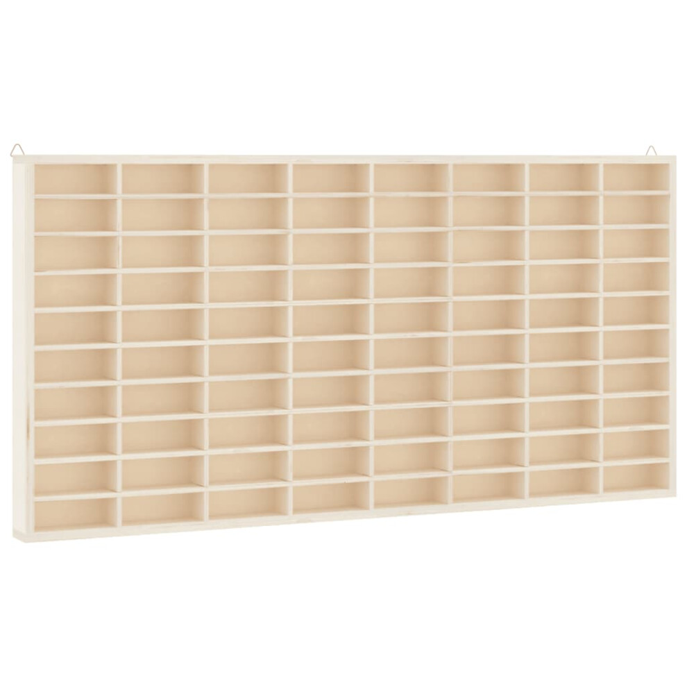 Vidaxl (80 X 4.5 X 40.5 Cm) Wall Display Cabinet With 80 Compartments Display Case Display Shelf