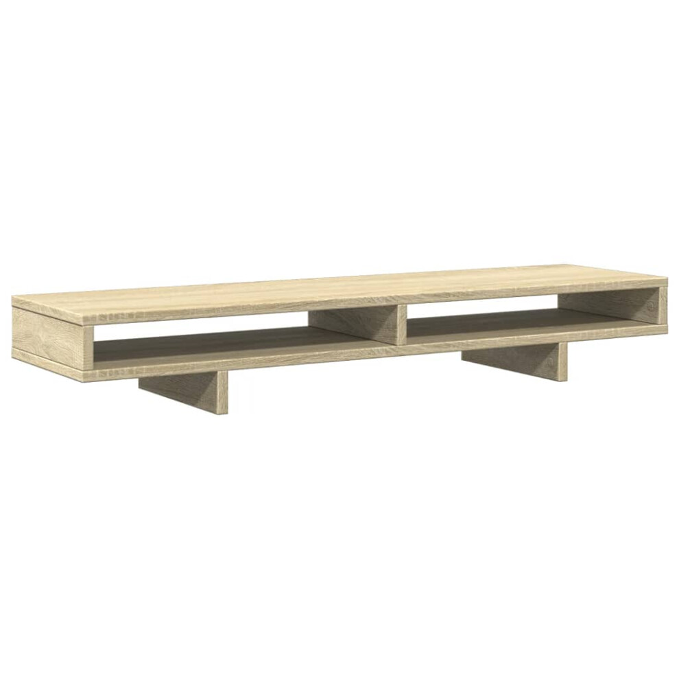 Vidaxl (Sonoma Oak) Monitor Stand Computer Stand Display Stand Engineered Wood