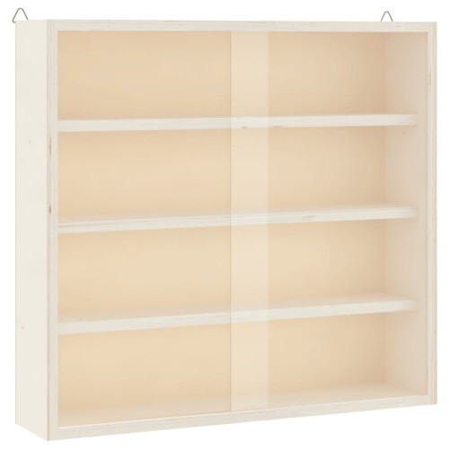 VidaXL (40 x 8.5 x 37 cm) vidaXL Wall Display Cabinet with Doors Display Case Wall Display Shelf Unit