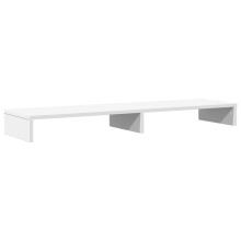 (white, 100 x 27 x 10 cm) vidaXL Monitor Stand Riser Computer Stand Office Display Stand Engineered Wood