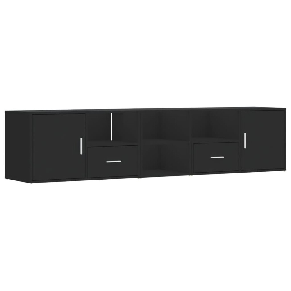 (black) vidaXL Corner Cabinet Corner Shelf Unit Bookcase Book Shelf Engineered Wood