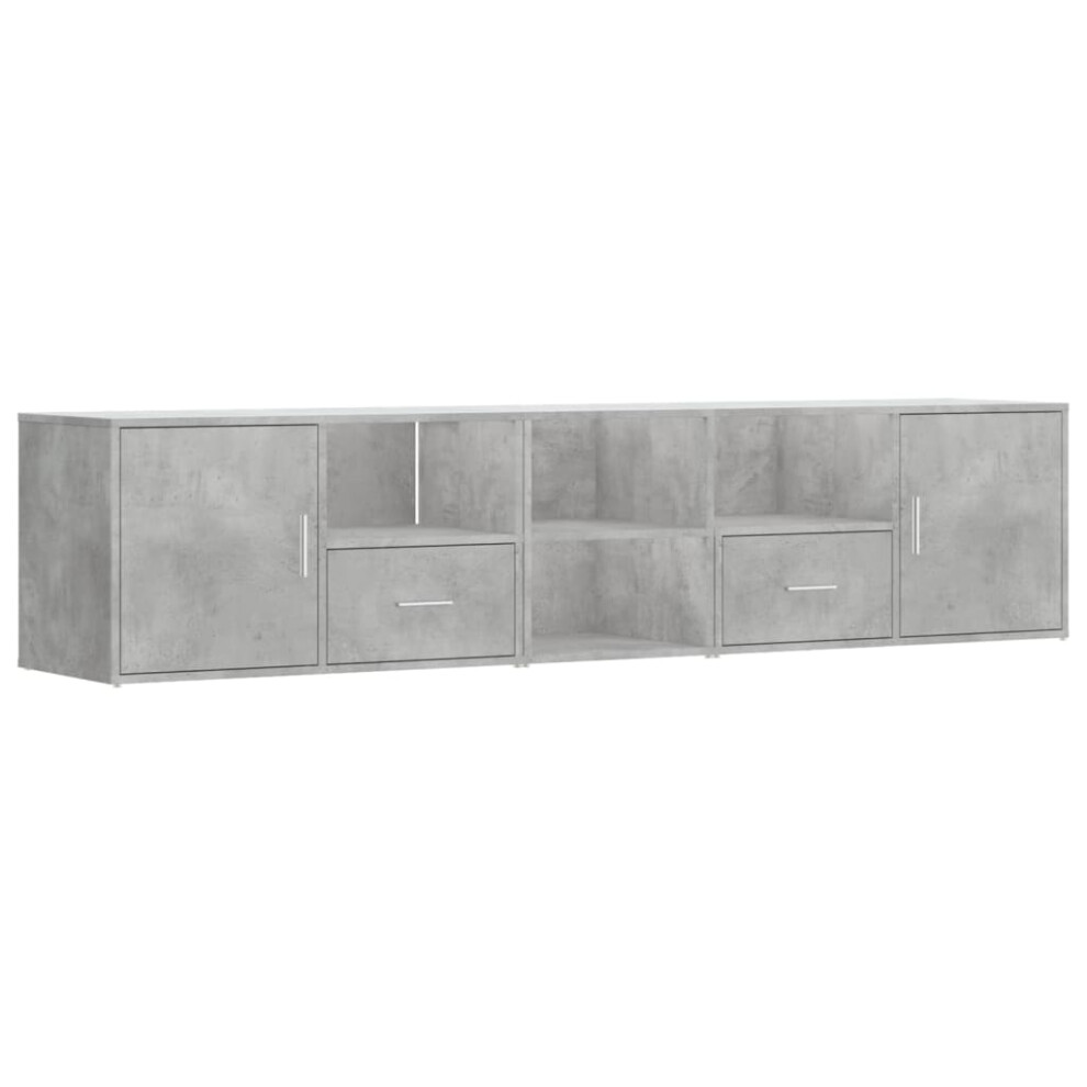 (concrete grey) vidaXL Corner Cabinet Corner Shelf Unit Bookcase Book Shelf Engineered Wood