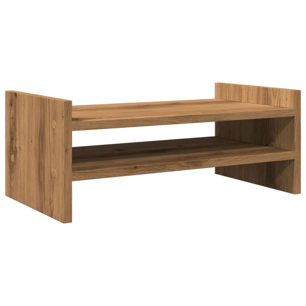 (artisan oak) vidaXL Monitor Stand Computer Stand Display Stand Engineered Wood