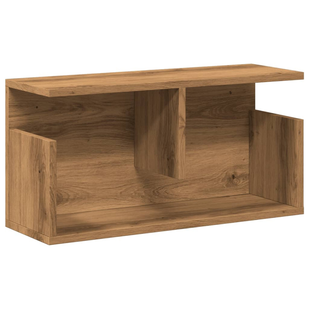 (artisian oak) vidaXL Wall Cabinet Bathroom Wall Hanging Cabinet Engineered Wood