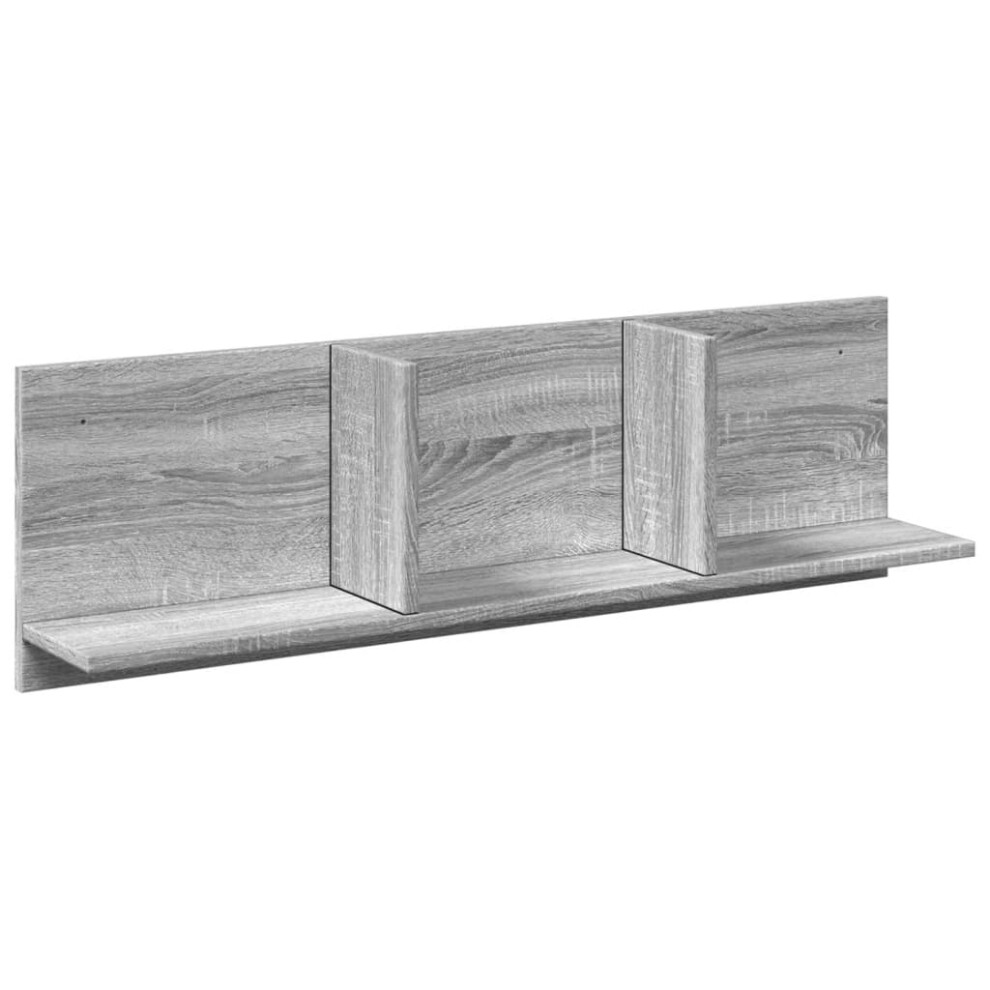 (grey sonoma) vidaXL Wall Cabinet Bathroom Wall Hanging Cabinet Engineered Wood