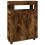 VidaXL vidaXL Badschrank Schmal mit Rollen Räuchereiche Holzwerkstoff 2