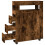 VidaXL vidaXL Badschrank Schmal mit Rollen Räuchereiche Holzwerkstoff 7