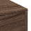 VidaXL vidaXL Badschrank Schmal mit Rollen Eichen-Optik Holzwerkstoff 9