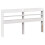 VidaXL (white, 150 x 200 cm) vidaXL Bed Frame with Headboard Bed Base Solid Wood Pine 6