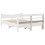 VidaXL (white, 150 x 200 cm) vidaXL Bed Frame with Headboard Bed Base Solid Wood Pine 8