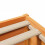 VidaXL (wax brown, 150 x 200 cm) vidaXL Bed Frame with Headboard Bed Base Solid Wood Pine 9