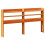 VidaXL (wax brown, 135 x 190 cm) vidaXL Bed Frame with Headboard Bed Base Solid Wood Pine 6