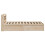 VidaXL (natural, 90 x 190 cm) vidaXL Bed Frame with Headboard Bed Base Solid Wood Pine 7