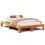 VidaXL (wax brown, 120 x 190 cm) vidaXL Bed Frame without Mattress Bed Base Solid Wood Pine 1