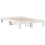 VidaXL (white, 120 x 190 cm) vidaXL Bed Frame without Mattress Bed Base Solid Wood Pine 3