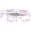 VidaXL (natural, 135 x 190 cm) vidaXL Bed Frame without Mattress Bed Base Solid Wood Pine 8