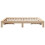 VidaXL (natural, 135 x 190 cm) vidaXL Bed Frame without Mattress Bed Base Solid Wood Pine 5