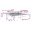 VidaXL (white, 180 x 200 cm) vidaXL Bed Frame without Mattress Bed Base Solid Wood Pine 8